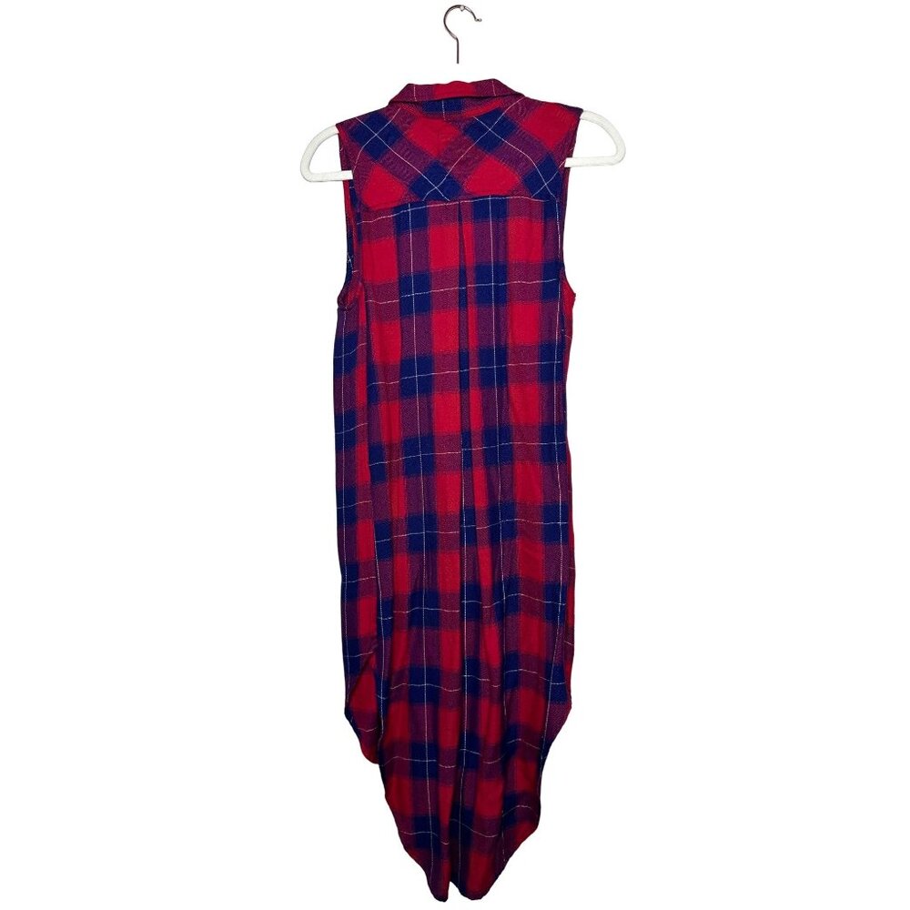 Rails Jordyn Tank Size Small Red Blue Tunic Sleev… - image 7